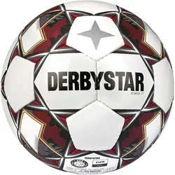DERBYSTAR Atmos TT Trainingsfußball weiß/schwarz/rot 5