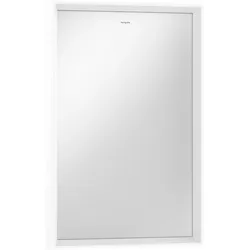 hansgrohe Xarita E Spiegel, LED-Beleuchtung mit Infrarot-Sensor, 500x50x700mm, Mattweiß, Spiegelheizung, 54998700