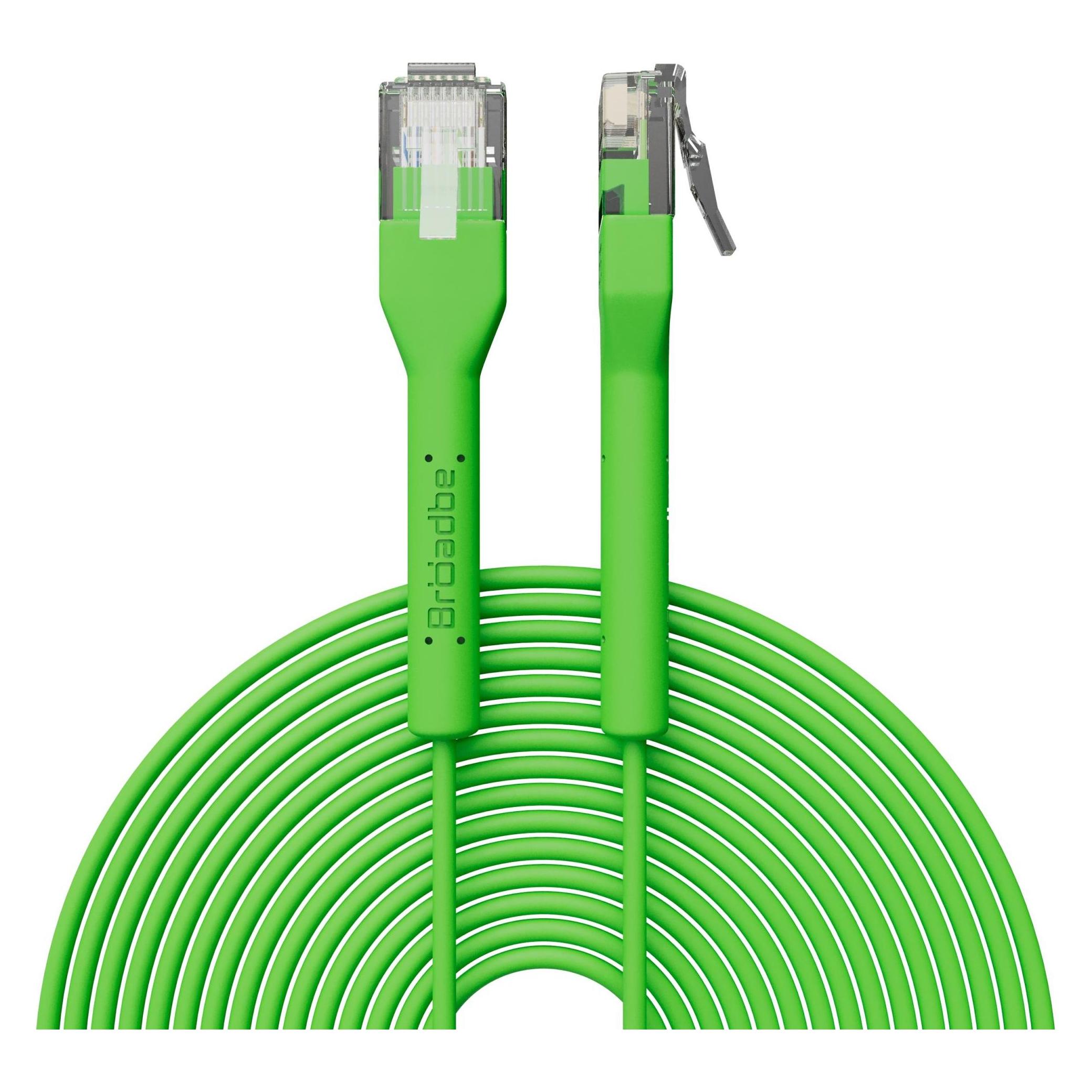 Broadbe Slim Patch Cable 5G Green 8m Cable-Patch-Cat6-GR-8M-Slim (CAT6, 8 m) (Cable-Patch-Cat6-GR-8M-Slim)