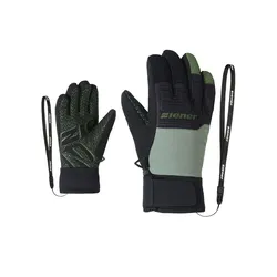 Ziener Kinder Skihandschuhe LANUS green mud - 4,0 - 4,0
