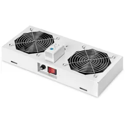 Digitus Dachlüftermodule für 19"-Wandgehäuse 2 Lüfter RAL7035 grau