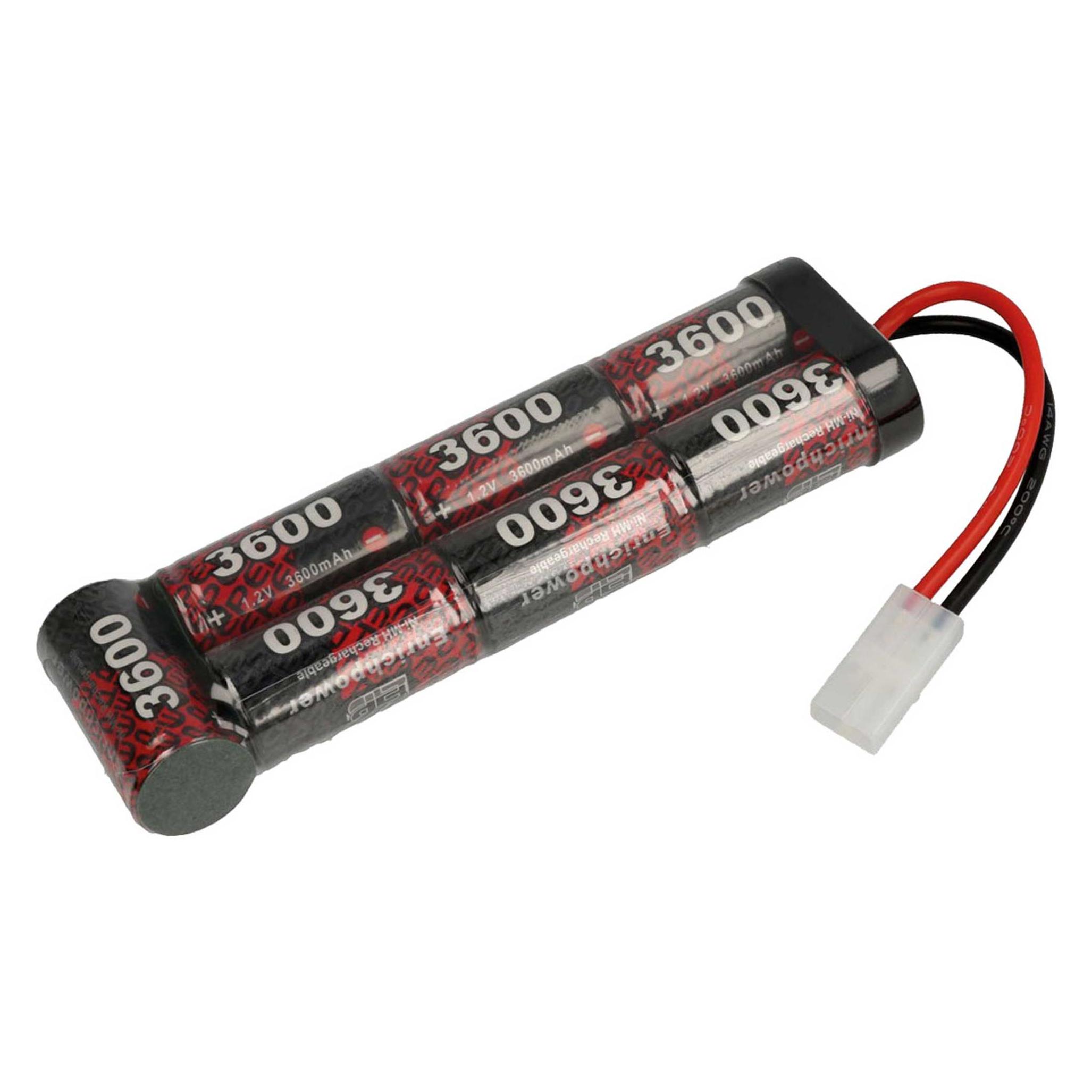 Robitronic nimh akku 3600mah 8,4v stick pack tamiya (3600 mAh, 8.40 V) (R05154)