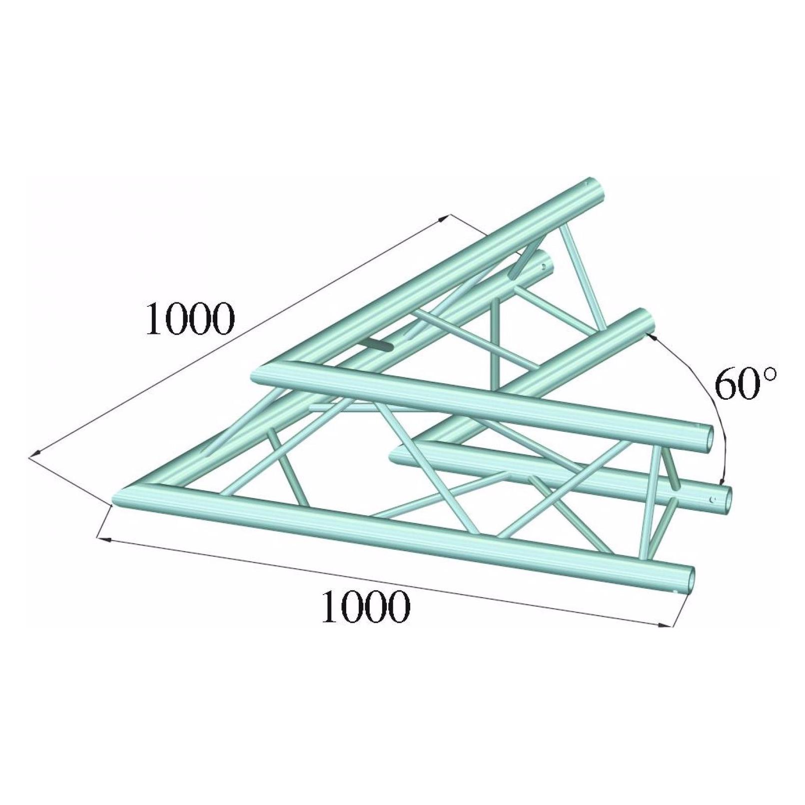 Alutruss TRILOCK 6082AC-20 2-Weg-Ecke 60° (60302383)