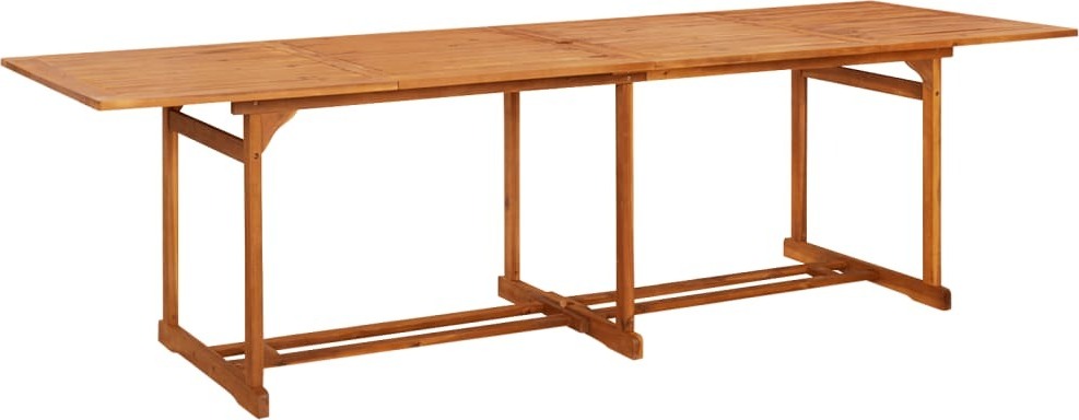 Garten-Esstisch 280x90x75 cm Massivholz Akazie