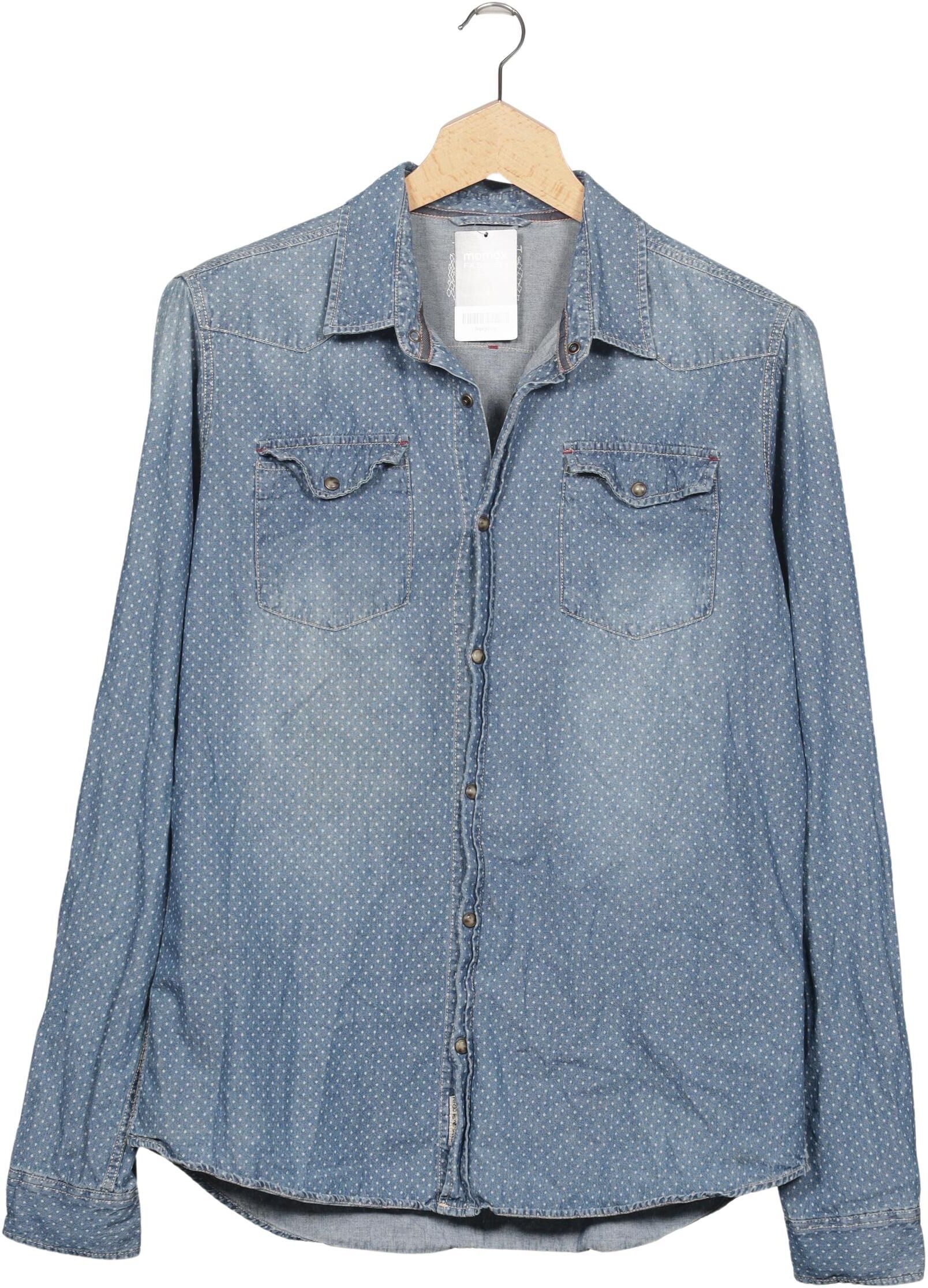 Teddy Smith Herren Hemd, Blau, Gr. Xxl, Baumwolle - Second Hand