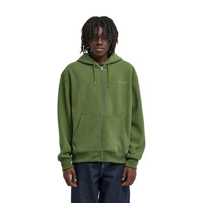 Kapuzensweatshirt ELEMENT "Lowcase Corduroy", Herren, Gr. L, bronze grün, Obermaterial: 100% Polyester., Sweatshirts