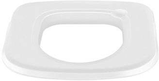 Uplift Picks Reusable Plastic Cat Toilet Training Kit For Cleaner Indoor Pet Litter Habits white Bottom Plate