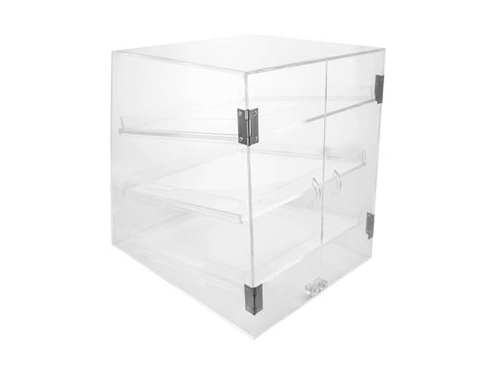 Garcia de Pou Kuchen Vitrine, 3 Ebenen, Acryl, 35 x 45 x 44 cm