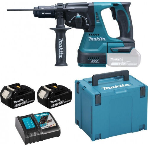 Makita DHR243RTJ Perfo-burineur SDS-Plus LXT (18V/2x5,0Ah) Makpac