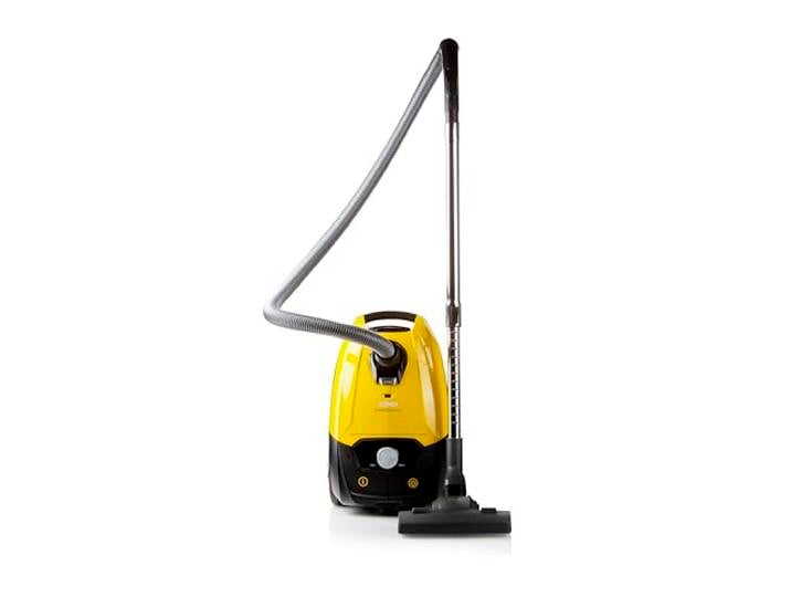 DOMO DO7294S Aspirateur avec Sac – Turbo Clean X – Inclus 5 Sacs – 5L – 800W – Silencieux 73 DB – Système de Filtre HEPA – Jaune/Noir