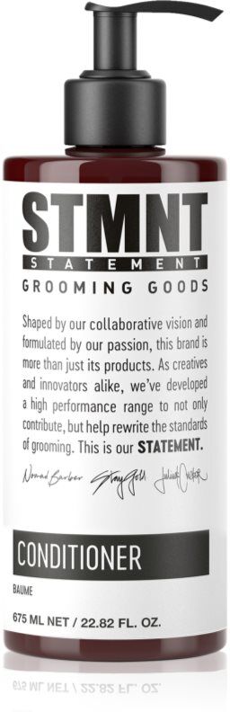 STMNT Care Conditioner conditionneur pour barbe et cheveux pour homme 675 ml