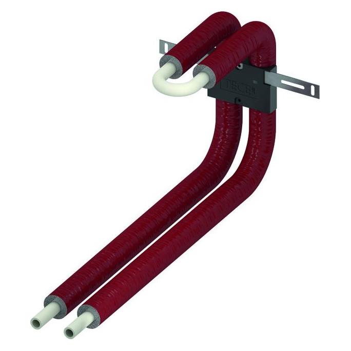 TECE TECEflex HK-Montagemodul, für Ventil-Kompaktheizkörper, Wandmontage, Dim. 16, 9mm Dämmschlauch (714907)