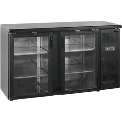 TEFCOLD Backbar-Kühlschrank CBC210G 290l Schwarz