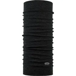 P.A.C., Unisex, Sturmhaube + Halsschlauch, Merino Wolle Multitube, Schwarz, One Size