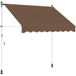vidaXL, Markise, Gaxonas (Weisse Rahmen) (1.15 m)