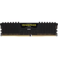 DIMM 16 GB DDR4-2400 , Arbeitsspeicher schwarz, CMK16GX4M1A2400C16, Vengeance LPX, INTEL XMP