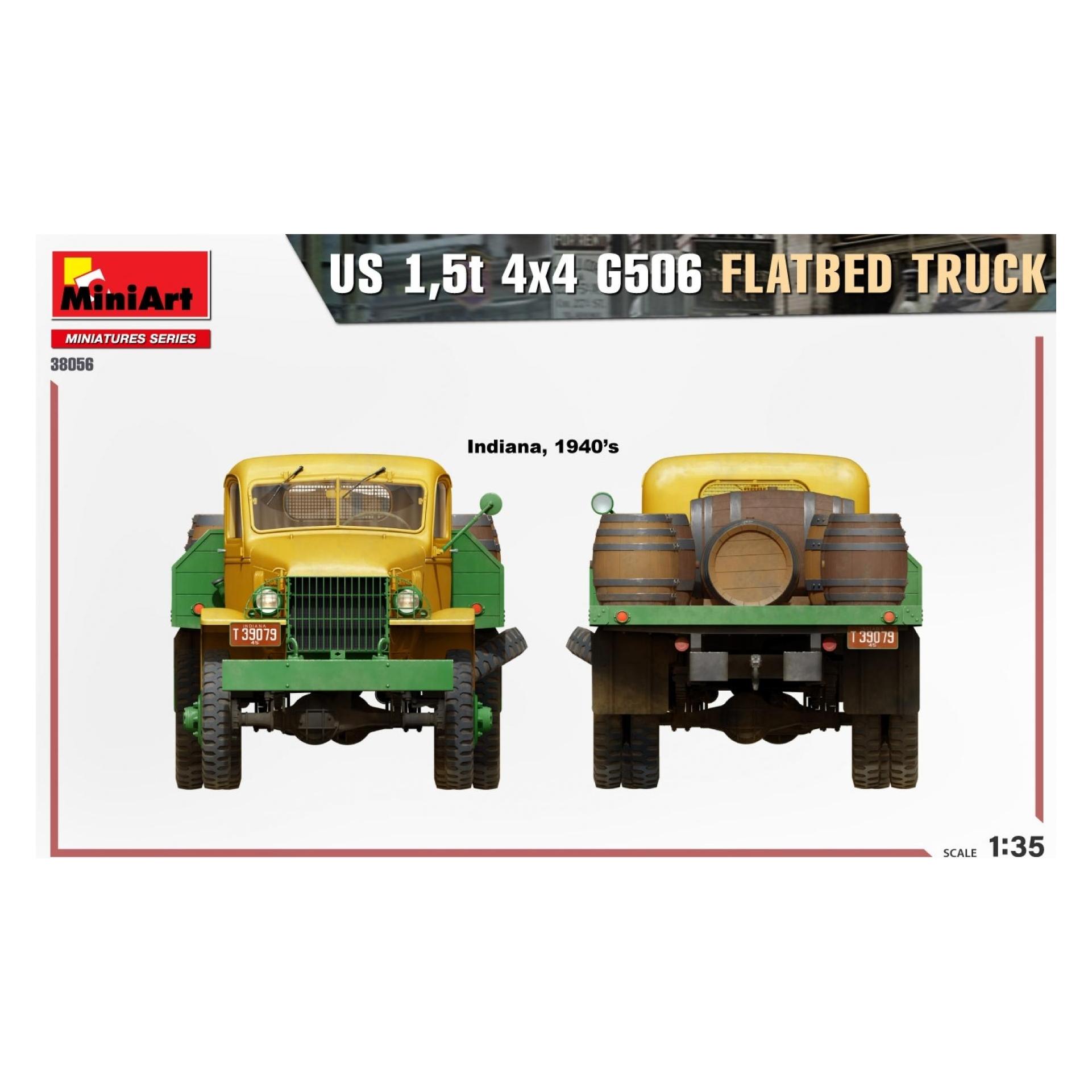Mini art US 1,5t 4x4 G506 FLATBED TRUCK (38056)