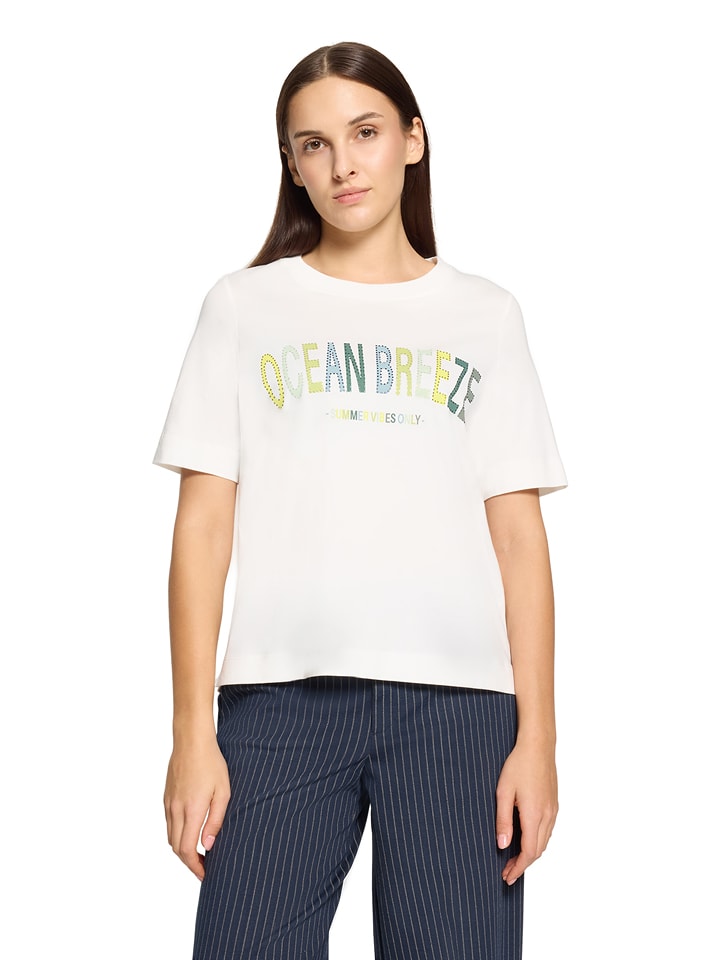 CARTOON Shirt in Weiß - 42