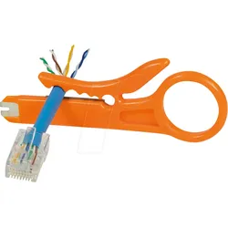 LOGILINK WZ0024 - LSA Anlegewerkzeug mit Abisolierfunktion, Kunststoff