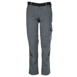 Damen Bundhose "HIGHLINE" - 36 - schiefer/schwarz/rot
