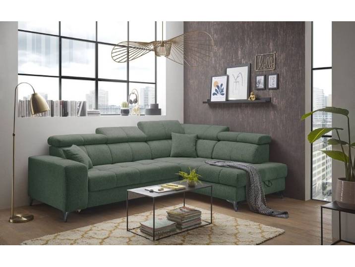 ED EXCITING DESIGN Ecksofa Sydney, mit elektrischer Sitzverbreitung oder Schlaffunktion
