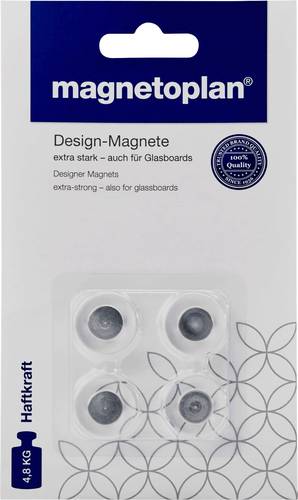 Magnetoplan Magnet Acryl (Ø) 20mm Transparent 4 St. 1681020