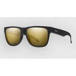 Smith Lowdown 2 Matte Black Gold Sonnenbrille cp plrzd blk gold mirror Gr. Uni