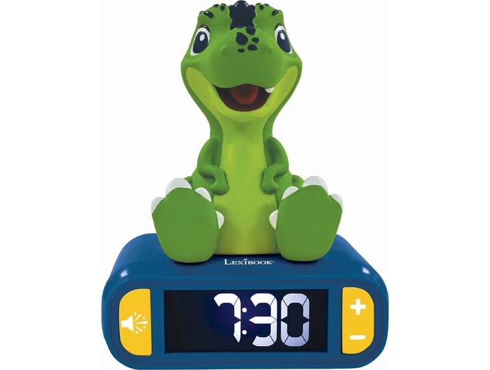 Digitale wekker met 3D Dinosaur nachtlampje en geluidseffecten