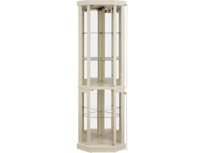 XPJYUA Eck Barschrank Mit verstellbaren Glasböden, Bar-Glasaufbewahrung Corners Displ Corner Curio Cabinets