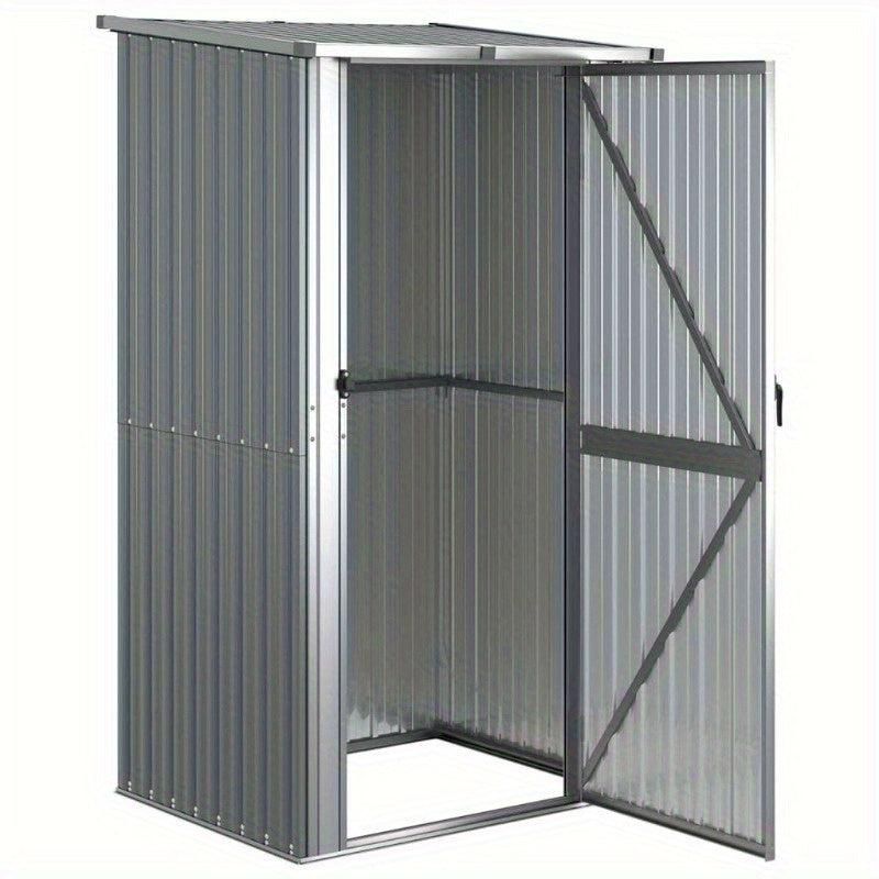 Gartenhaus - Gartenlaube - Gartenlager - Grau - Verzinkter Stahl - 118x97x210 cm