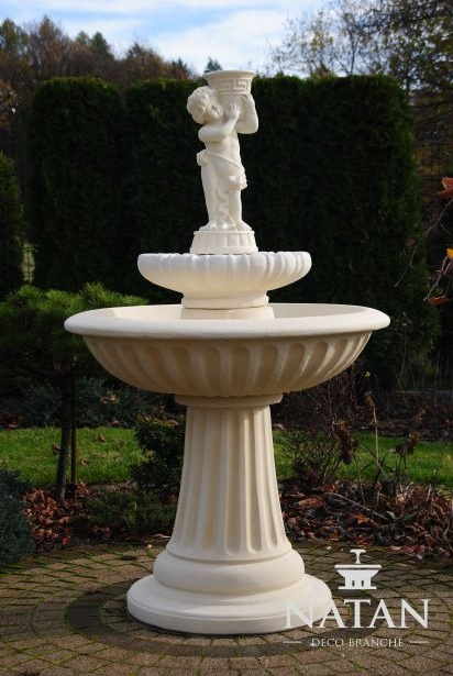 Springbrunnen Garten Teich Brunnen Stein Steinbrunnen Gartenbrunnen Fontaine