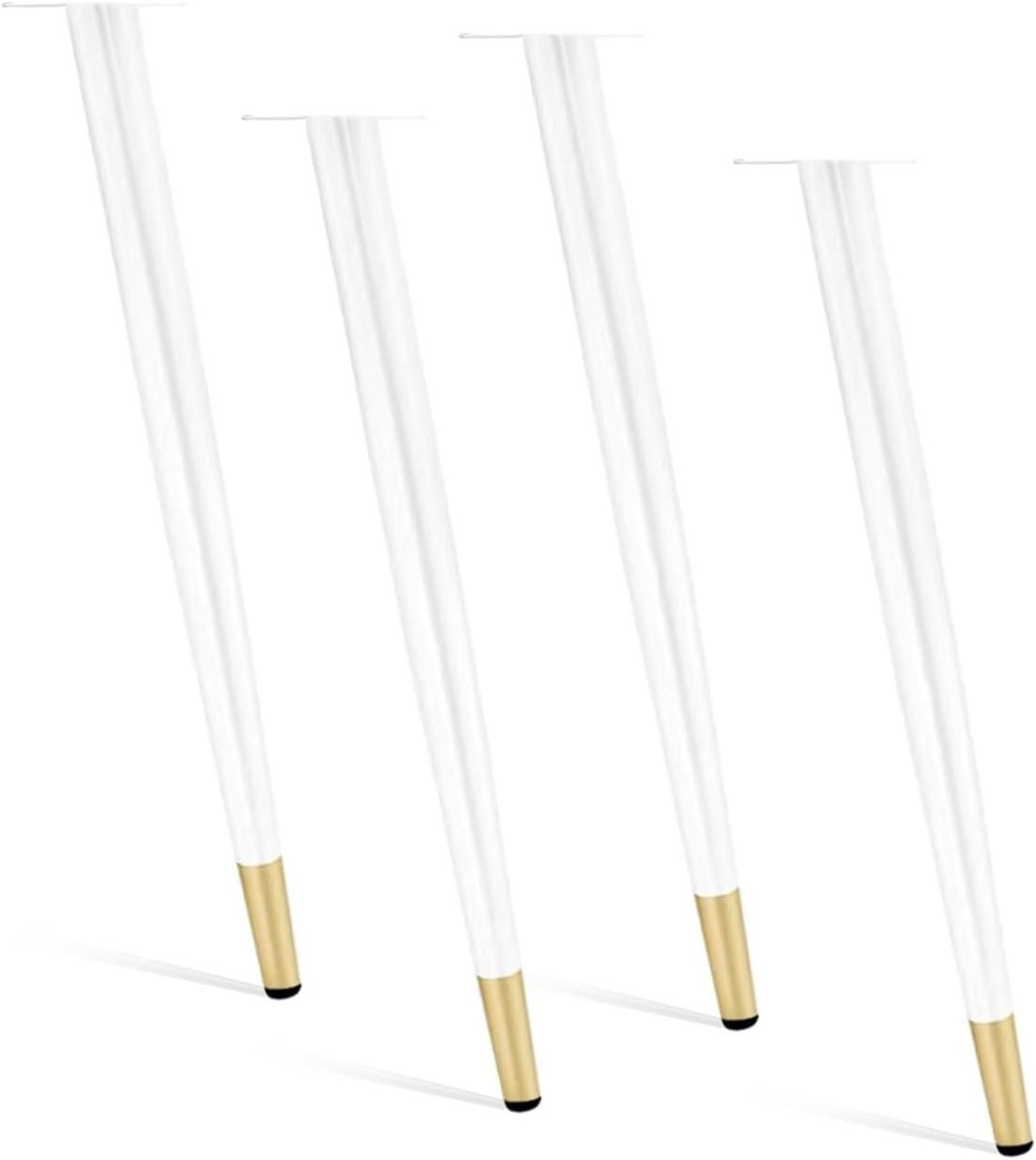 Verstelbare Tafelpoten Set Wit - 60 cm