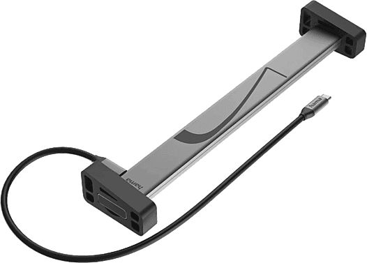 Docking station - Hama 00200149, 12 conexiones: USB-A, USB-C, HDMI, DisplayPort, RJ45, Audio Jack, Gris
