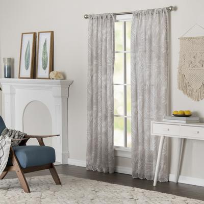 Natco Home Timon 50X95 Taupe Rod Pocket Panel