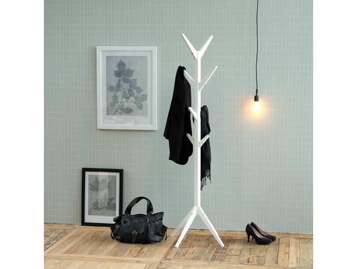 home24 Kapstokstandaard Revelstoke 42 x 178 x 42cm wit/wit