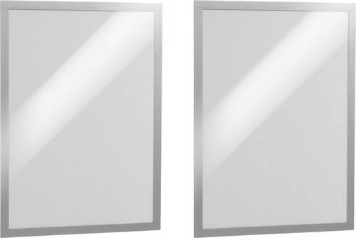 DURABLE Informationsrahmen DURAFRAME, silber, selbstklebend, A3,2 Stück/VE