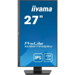 iiyama Monitor XUB2793QSU-B7 (2560 x 1440 Pixel, 27"), Monitor, Schwarz
