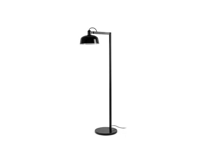 Stehleuchte, Schwarz, Glas, 47.4x148x30 cm, Lampen & Leuchten, Innenbeleuchtung, Stehlampen, Stehlampen