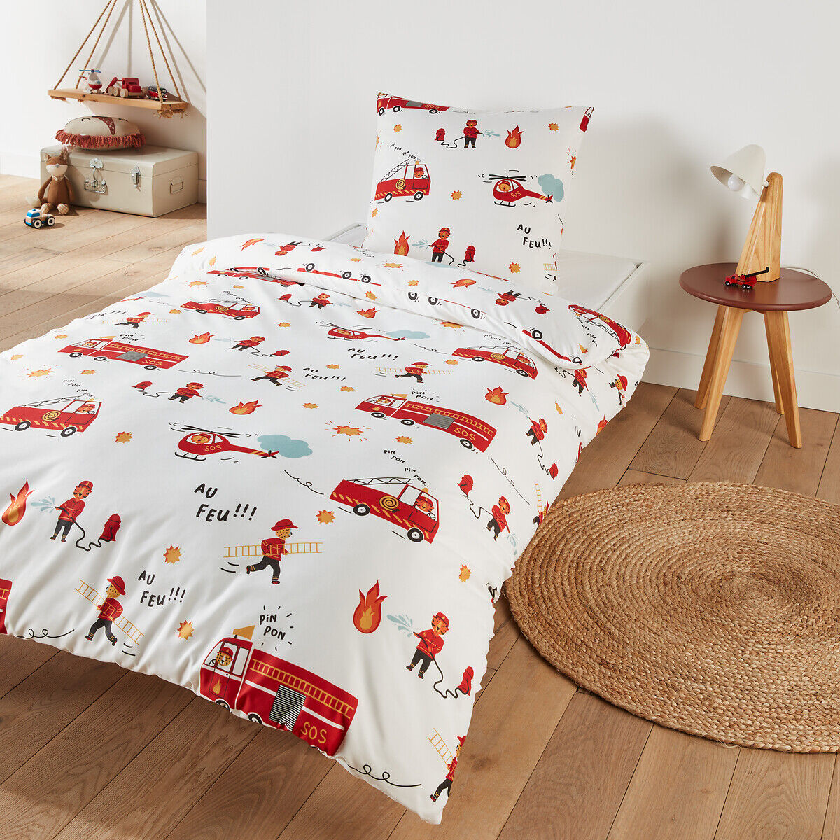SO'HOME Parure de lit microfibre recyclée taie rectangle,