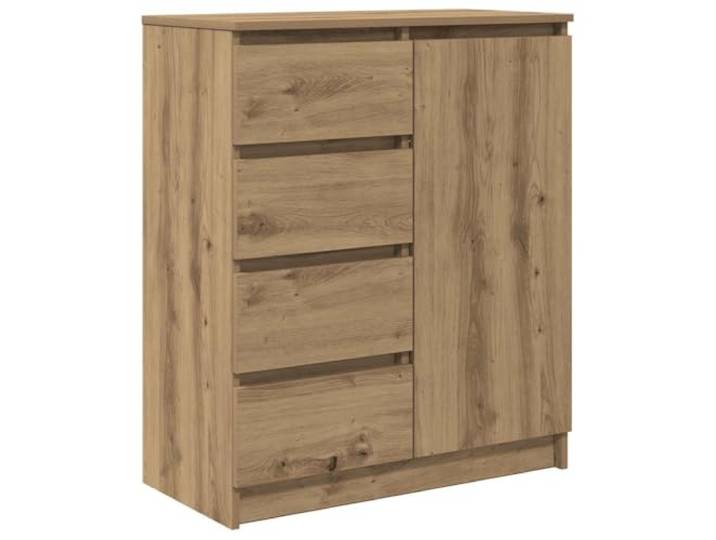 GFMGUEMV Sideboard mit Schubladen Artisan-Eiche 71x35x84cm Holzwerkstoff Schubladen, Einlegeboden, Tür, vielseitig, pflegeleicht, individuelle Montage