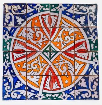 Moroccan Mosaic Handmade Pattern Tile (Morocco)