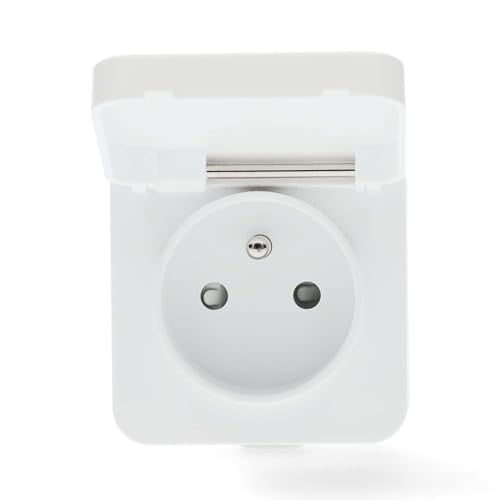 Nedis SmartLife Slimme Wi-Fi Stekker met Energiemeter en IP44-bescherming, Wit