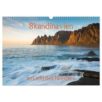 Skandinavien - Im Licht des Nordens (Wandkalender 2027 DIN A3 quer), CALVENDO Monatskalender