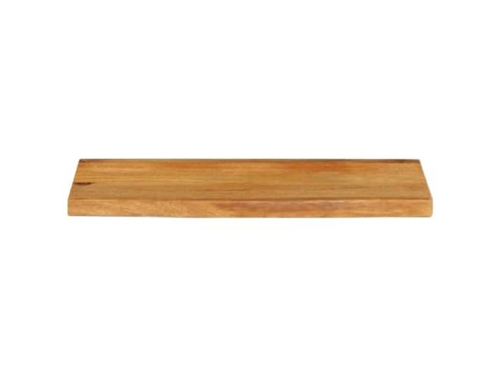 KTHLBRH Tischplatte aus Massivholz, Mango, 90 x 40 x 3,8 cm Rustikaler Rand, Eichen-Finish, leicht zu reinigen, vielseitiger Ersatz
