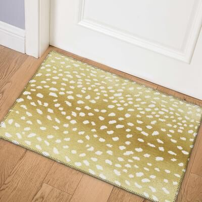 Addison Rugs Indoor/ Outdoor Addison Safari Gazelle Animal Print Washable Area Rug