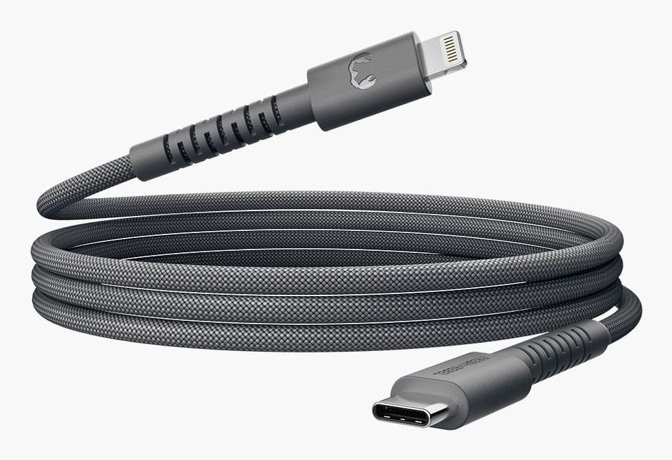 Fresh n Rebel FlexWave Stecker Lightning auf USB C 0,7 m (Grau) 00231904