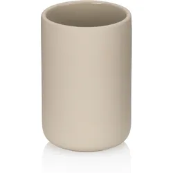 Zahnputzbecher SANA beige (DH 8x11 cm) - beige - DH 8x11 cm