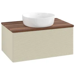 Villeroy & Boch Antao Waschtischunterschrank 800x360x500mm L30112HJ mit Beleuchtung mit Struktur FK/AP: HJ/2