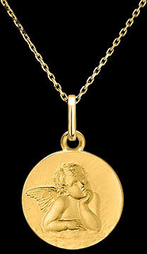 Edenly TrÃ¤umender Engel Medaille â€“ 18-karÃ¤tiges Gelbgold