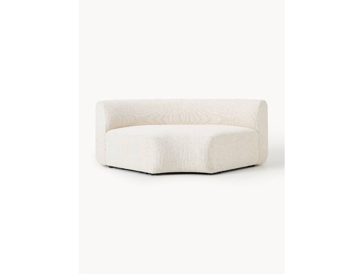 Rundes Bouclé-Eckmodul Sofia